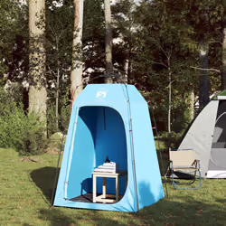 vidaXL Privacy Tent Toilet Tent Changing Shower Tent Quick Release Waterproof - blue