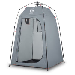vidaXL Privacy Tent Toilet Tent Changing Shower Tent Quick Release Waterproof - grey