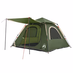 vidaXL Camping Tent Dome 5-Person Lightweight Tent Dome Tent Quick Release - Green, 210 x 210 x 140 cm - Additional view 7