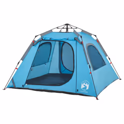 vidaXL Camping Tent Dome 5-Person Lightweight Tent Dome Tent Quick Release - Blue, 210 x 210 x 140 cm - Additional view 4