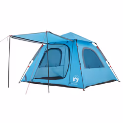 vidaXL Camping Tent Dome 5-Person Lightweight Tent Dome Tent Quick Release - Blue, 210 x 210 x 140 cm - Additional view 7