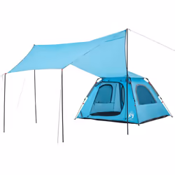 vidaXL Camping Tent Dome 5-Person Lightweight Tent Dome Tent Quick Release - Blue, 210 x 210 x 140 cm - Additional view 8
