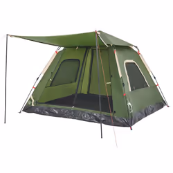 vidaXL Camping Tent Dome 5-Person Lightweight Tent Dome Tent Quick Release - Green, 235 x 235 x 155 cm - Additional view 6