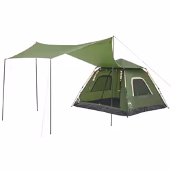 vidaXL Camping Tent Dome 5-Person Lightweight Tent Dome Tent Quick Release - Green, 235 x 235 x 155 cm - Additional view 7