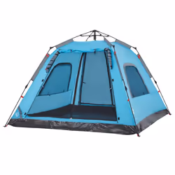vidaXL Camping Tent Dome 5-Person Lightweight Tent Dome Tent Quick Release - Blue, 235 x 235 x 155 cm - Additional view 4