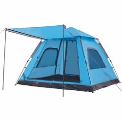 vidaXL Camping Tent Dome 5-Person Lightweight Tent Dome Tent Quick Release - Blue, 235 x 235 x 155 cm - Additional view 6