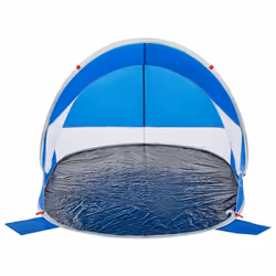 vidaXL Beach Tent Patio Lightweight Tent Sun Shelter Tent Pop-up Waterproof - blue - Additional view 4