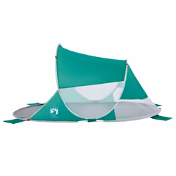 vidaXL Beach Tent Lightweight Sun Shelter Tent Sea Green Pop-up Waterproof - Additional view 5
