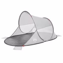 vidaXL Beach Tent Patio Lightweight Tent Sun Shelter Tent Pop-up Waterproof - grey