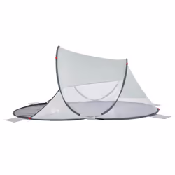 vidaXL Beach Tent Patio Lightweight Tent Sun Shelter Tent Pop-up Waterproof - grey - Additional view 5