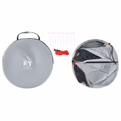 vidaXL Beach Tent Patio Lightweight Tent Sun Shelter Tent Pop-up Waterproof - grey - Additional view 8