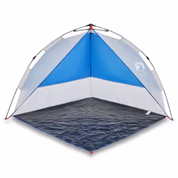 vidaXL Beach Tent Lightweight Dome Tent Camping Tent Quick Release Waterproof - Azure blue