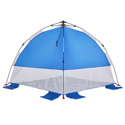 vidaXL Beach Tent Lightweight Dome Tent Camping Tent Quick Release Waterproof - Azure blue - Additional view 5