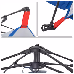 vidaXL Beach Tent Lightweight Dome Tent Camping Tent Quick Release Waterproof - Azure blue - Additional view 9