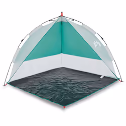 vidaXL Beach Tent Lightweight Dome Tent Camping Tent Quick Release Waterproof - Sea green