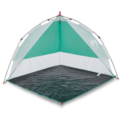 vidaXL Beach Tent Lightweight Dome Tent Camping Tent Quick Release Waterproof - Sea green
