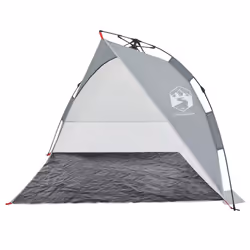 vidaXL Beach Tent Lightweight Dome Tent Camping Tent Quick Release Waterproof - Grey - Additional view 4