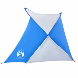 vidaXL Beach Tent 2-Person Lightweight Tent Camping Tent Pop-up Waterproof - Azure blue - Additional view 5
