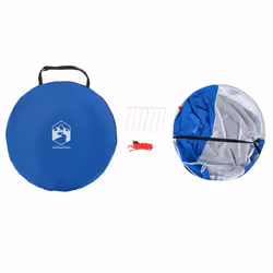 vidaXL Beach Tent 2-Person Lightweight Tent Camping Tent Pop-up Waterproof - Azure blue - Additional view 8