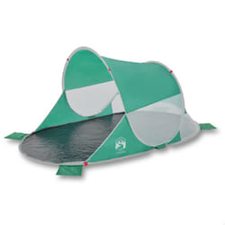 vidaXL Beach Tent 2-Person Lightweight Tent Camping Tent Pop-up Waterproof - Sea green
