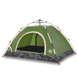 vidaXL Camping Tent 5-Person Lightweight Tent Dome Tent Shelter Quick Release - green, 2-person