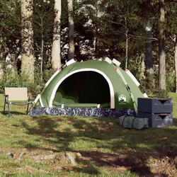vidaXL Camping Tent 5-Person Lightweight Tent Dome Tent Shelter Quick Release - green, 2-person