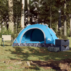 vidaXL Camping Tent 5-Person Lightweight Tent Dome Tent Shelter Quick Release - blue, 2-person