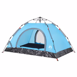 vidaXL Camping Tent 5-Person Lightweight Tent Dome Tent Shelter Quick Release - blue, 2-person - Additional view 4