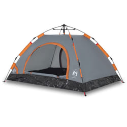 vidaXL Camping Tent 5-Person Lightweight Tent Dome Tent Shelter Quick Release - grey, 2-person