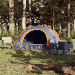 vidaXL Camping Tent 5-Person Lightweight Tent Dome Tent Shelter Quick Release - grey, 2-person