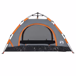 vidaXL Camping Tent 5-Person Lightweight Tent Dome Tent Shelter Quick Release - grey, 2-person - Additional view 5