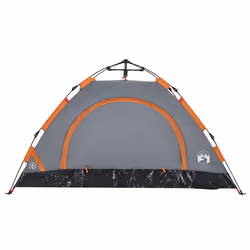 vidaXL Camping Tent 5-Person Lightweight Tent Dome Tent Shelter Quick Release - grey, 2-person - Additional view 6
