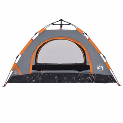 vidaXL Camping Tent 5-Person Lightweight Tent Dome Tent Shelter Quick Release - grey, 2-person - Additional view 7