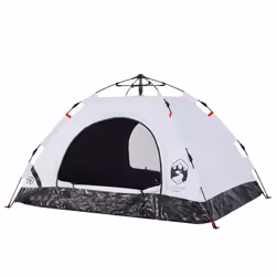 vidaXL Camping Tent 5-Person Lightweight Tent Dome Tent Shelter Quick Release - white blackout, 2-person - Additional view 4