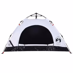 vidaXL Camping Tent 5-Person Lightweight Tent Dome Tent Shelter Quick Release - white blackout, 2-person - Additional view 5