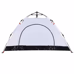vidaXL Camping Tent 5-Person Lightweight Tent Dome Tent Shelter Quick Release - white blackout, 2-person - Additional view 8