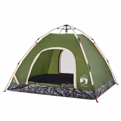vidaXL Camping Tent 5-Person Lightweight Tent Dome Tent Shelter Quick Release - green, 3-person - Additional view 4