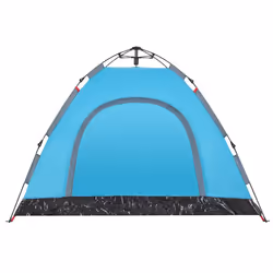 vidaXL Camping Tent 3-Person Lightweight Tent Dome Tent Blue Quick Release - Additional view 8