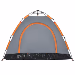 vidaXL Camping Tent 5-Person Lightweight Tent Dome Tent Shelter Quick Release - grey, 3-person - Additional view 8