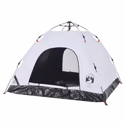 vidaXL Camping Tent 5-Person Lightweight Tent Dome Tent Shelter Quick Release - white blackout, 3-person - Additional view 4