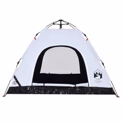 vidaXL Camping Tent 5-Person Lightweight Tent Dome Tent Shelter Quick Release - white blackout, 3-person - Additional view 7