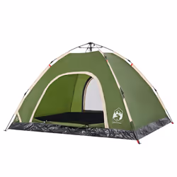 vidaXL Camping Tent 5-Person Lightweight Tent Dome Tent Shelter Quick Release - green, 4-person - Additional view 4
