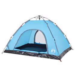 vidaXL Camping Tent 5-Person Lightweight Tent Dome Tent Shelter Quick Release - blue, 4-person - Additional view 4