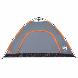 vidaXL Camping Tent 5-Person Lightweight Tent Dome Tent Shelter Quick Release - grey, 4-person - Additional view 6