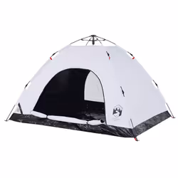 vidaXL Camping Tent 5-Person Lightweight Tent Dome Tent Shelter Quick Release - white blackout, 4-person - Additional view 4
