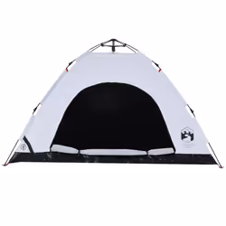 vidaXL Camping Tent 5-Person Lightweight Tent Dome Tent Shelter Quick Release - white blackout, 4-person - Additional view 5