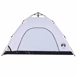 vidaXL Camping Tent 5-Person Lightweight Tent Dome Tent Shelter Quick Release - white blackout, 4-person - Additional view 6