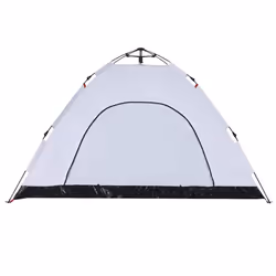 vidaXL Camping Tent 5-Person Lightweight Tent Dome Tent Shelter Quick Release - white blackout, 4-person - Additional view 8