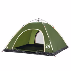 vidaXL Camping Tent 5-Person Lightweight Tent Dome Tent Shelter Quick Release - green, 5-person - Additional view 4