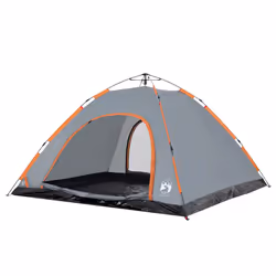 vidaXL Camping Tent 5-Person Lightweight Tent Dome Tent Shelter Quick Release - grey, 5-person - Additional view 4